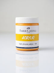 Peinture acrylique Faber-Castell 140ml - Couleurs vives et opaques