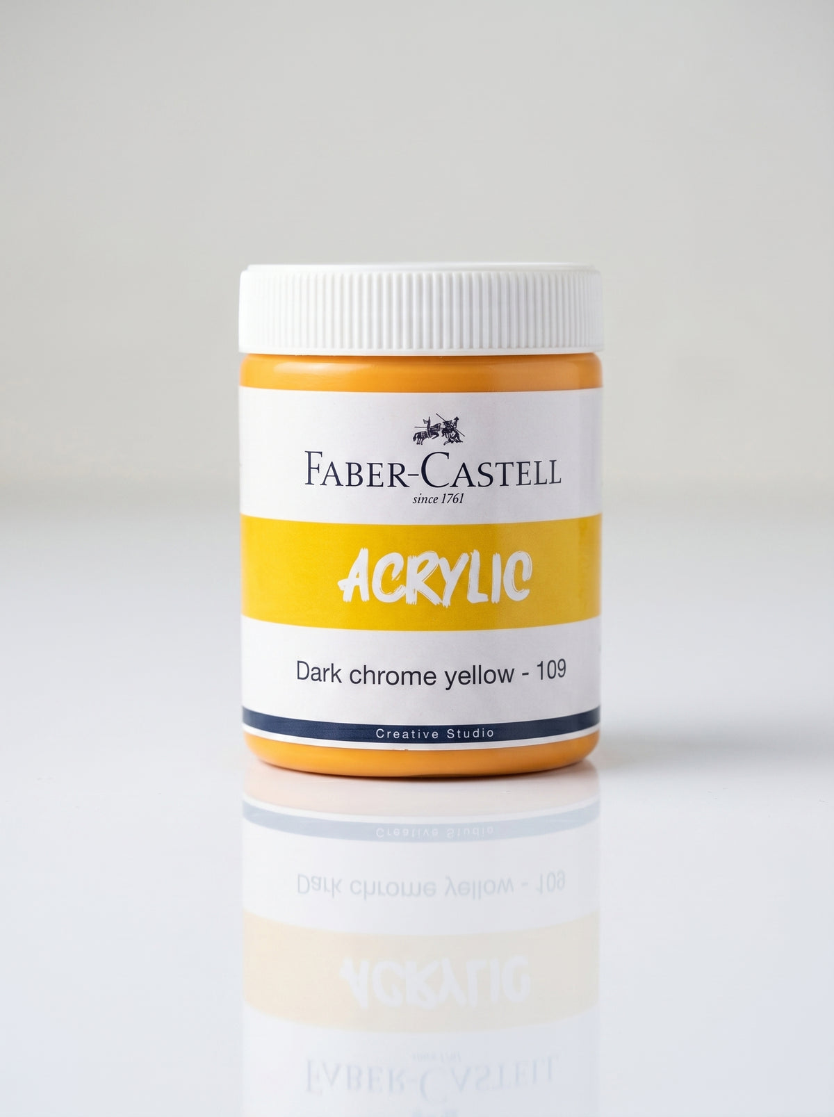 Peinture acrylique Faber-Castell 140ml - Couleurs vives et opaques
