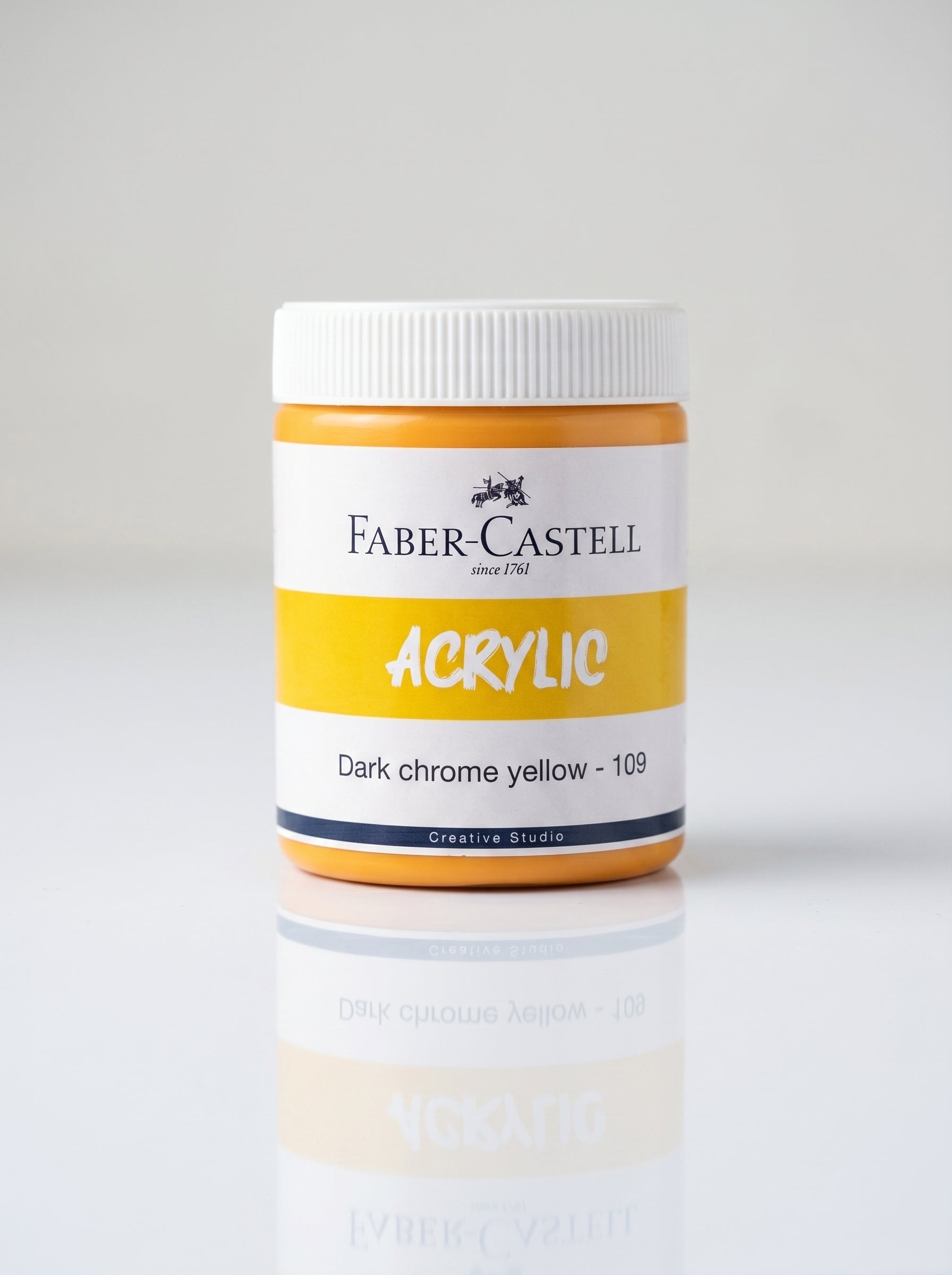 Peinture acrylique Faber-Castell 140ml - Couleurs vives et opaques