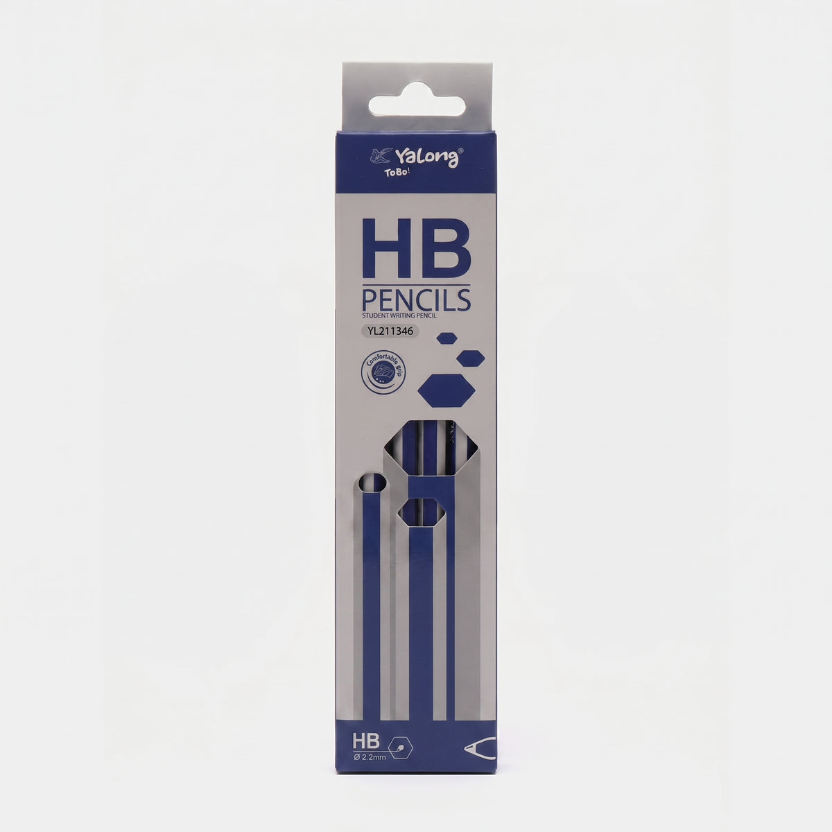 Coffret de 12 : Crayon à papier HB noir Yalong - Qualité Supérieure