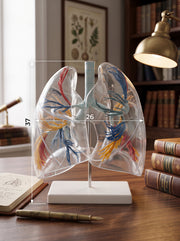 Modèle Anatomique Poumon Transparent 3D 37*26 cm