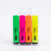 Surligneurs Fluorescents Yalong To Go - Pack de 4 Couleurs