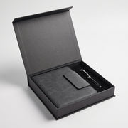 Coffret Cadeau Exécutif Carnet A5 Cuir PU & Stylo Métal
