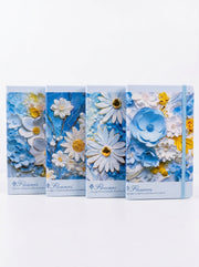 Carnet scolaire A5 TOPKALL floral avec fermeture élastique