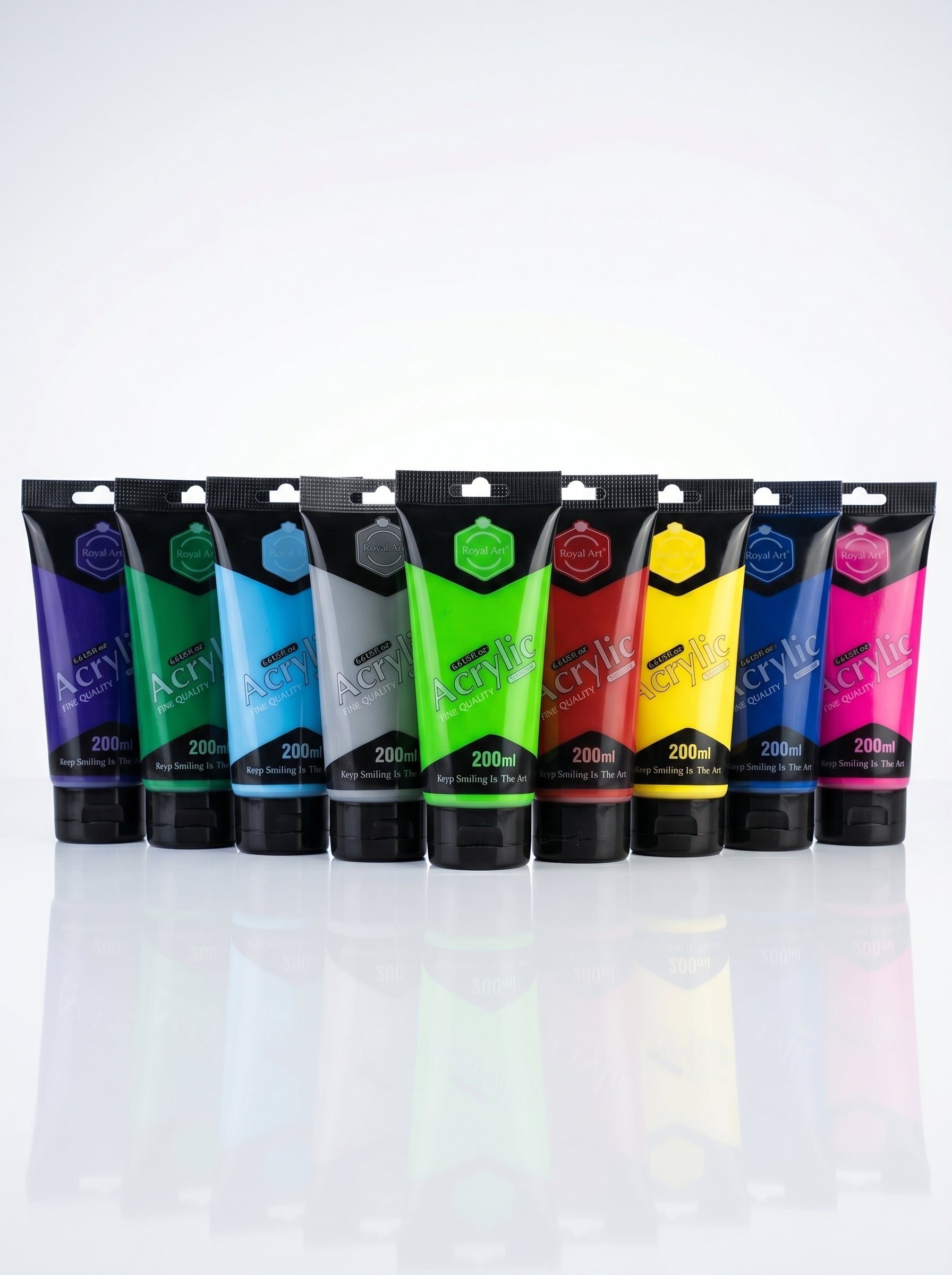 Peinture acrylique Keep Smiling 200ml - Tube haute quantité Image principale du produit
