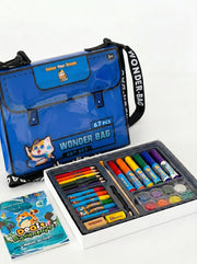 Kit peinture Wonder Bag Doqi Cat 47 pièces | Mallette créative tout-en-un