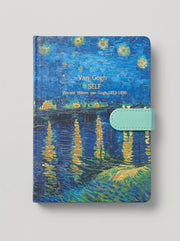 NoteBook Scolaire A5 200p avec Serrure - Design Art Van Gogh
