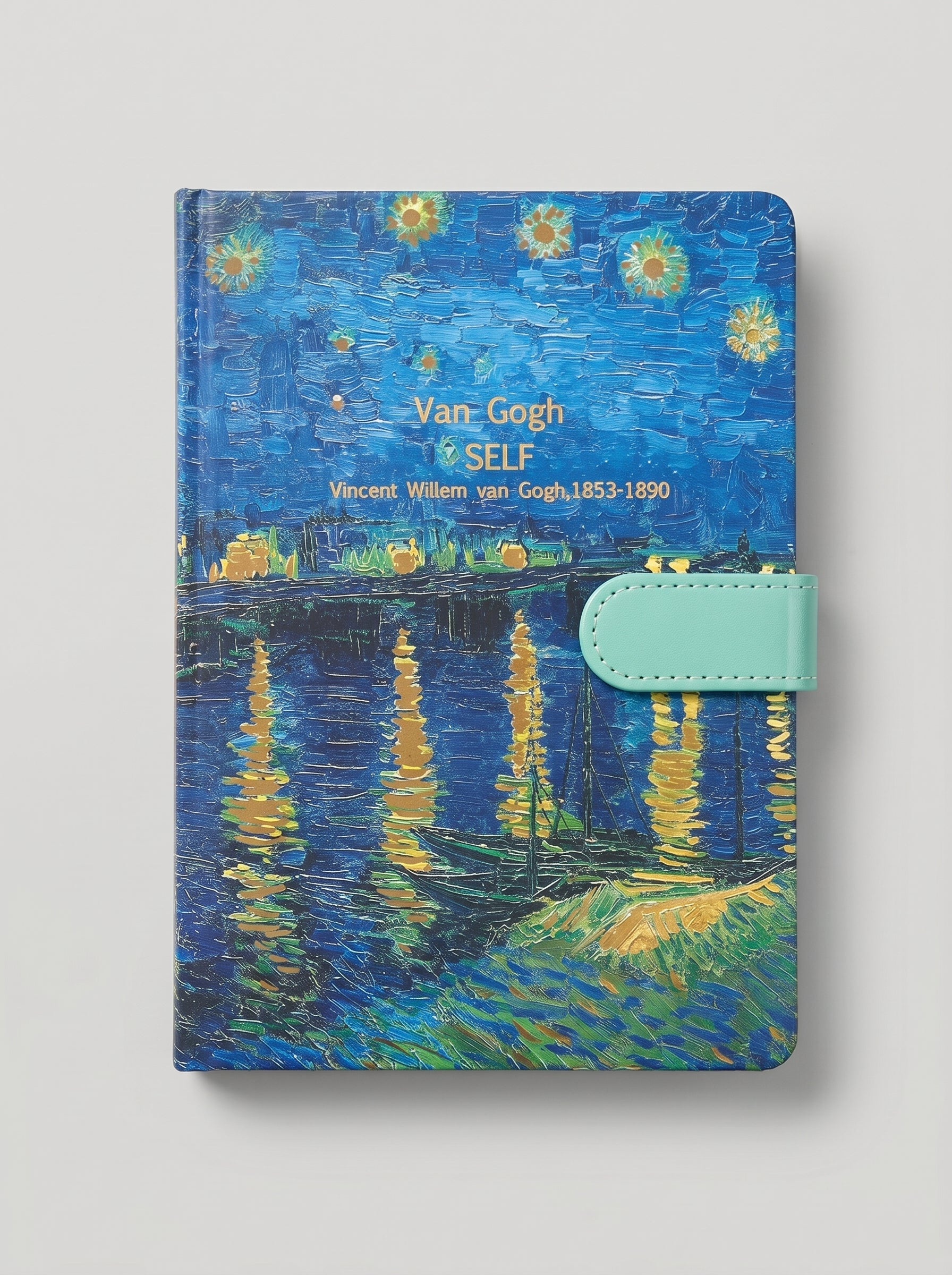 NoteBook Scolaire A5 200p avec Serrure - Design Art Van Gogh
