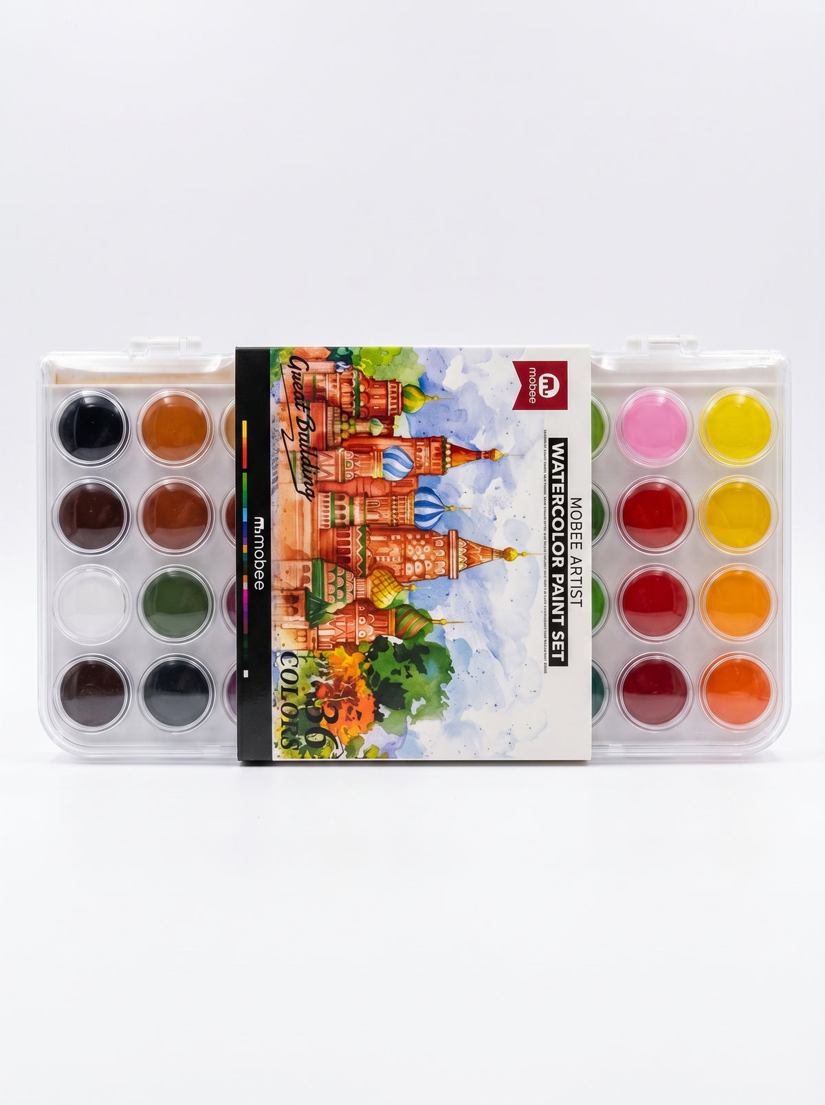 Aquarelle Mobee 36 couleurs - Coffret de peinture aquarelle complet