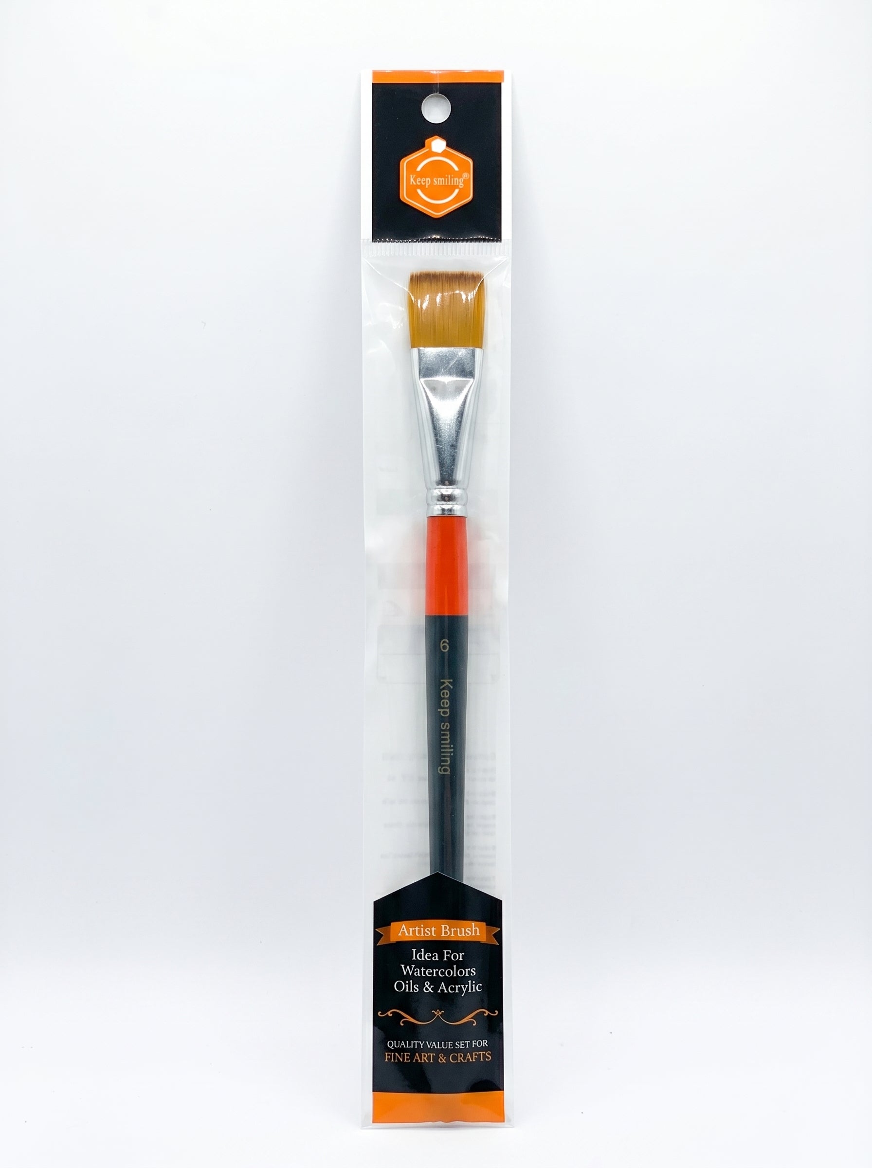 Pinceau plat peinture – Taille n°3 Et n°6– Qualité Beaux-Arts
