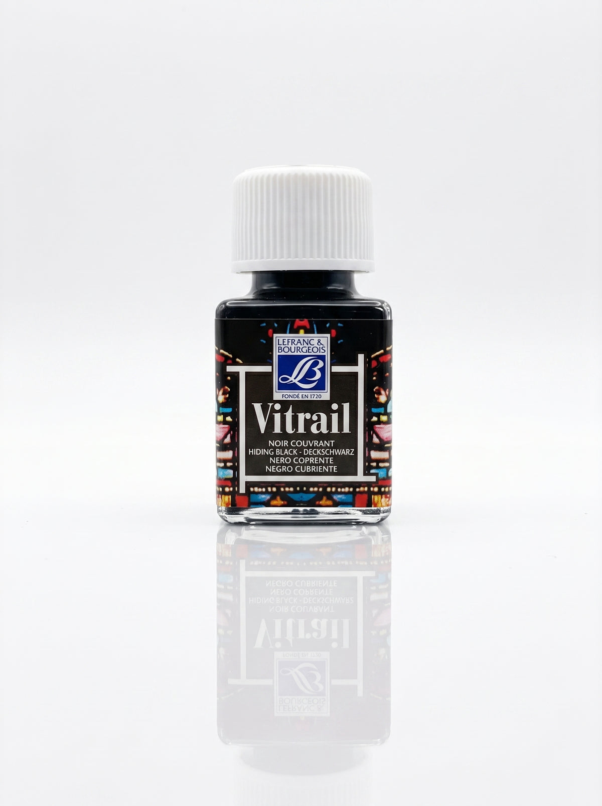 Peinture pour verre Lefranc Bourgeois - Effet vitrail brillant (50ml)