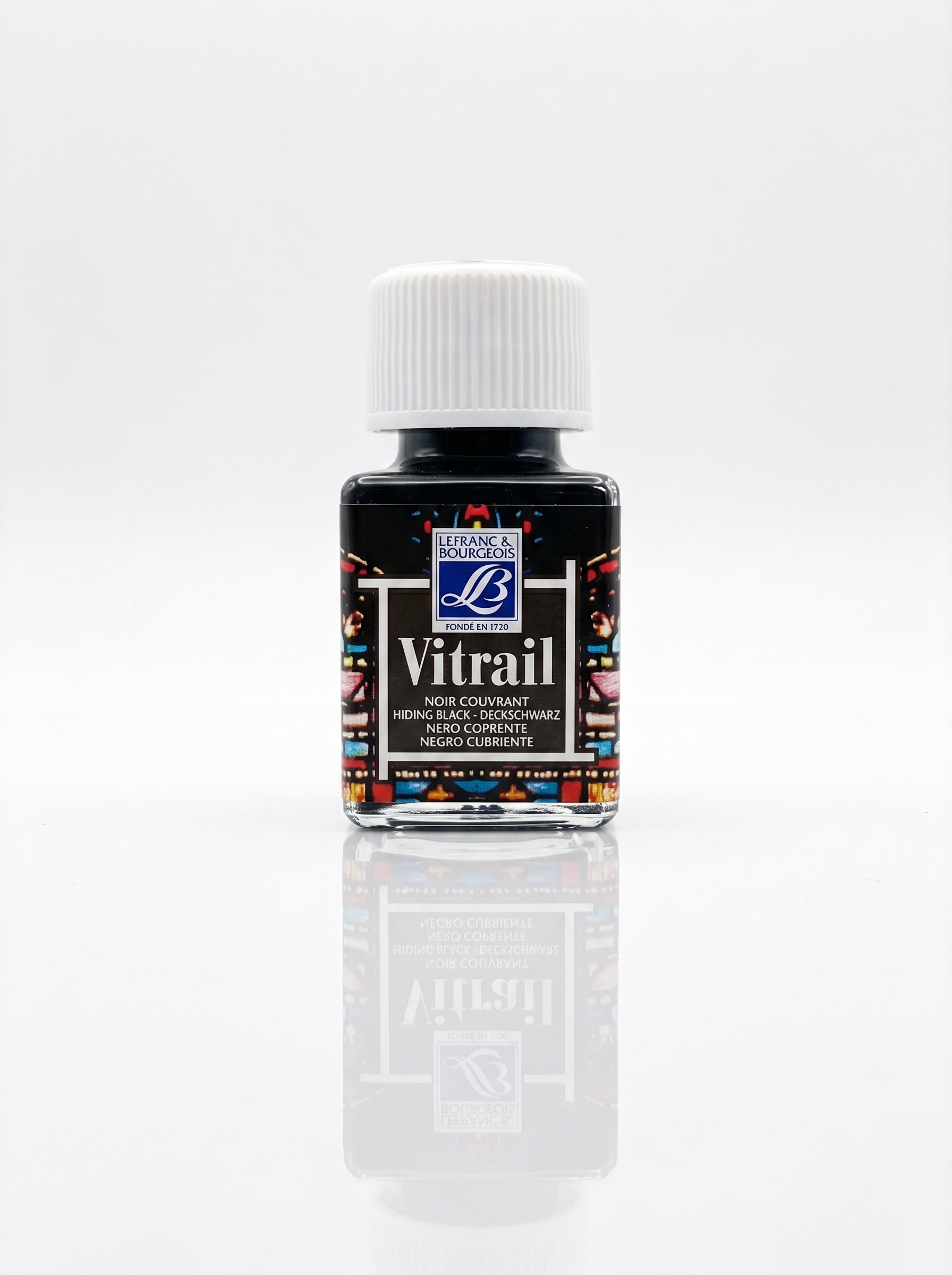 Peinture pour verre Lefranc Bourgeois - Effet vitrail brillant (50ml)