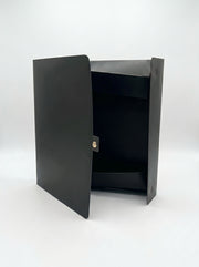 Boite en Polypro Opaque 7/10 Dos 12cm avec Bouton et Porte-Étiquette | Rangement Bureau Maroc