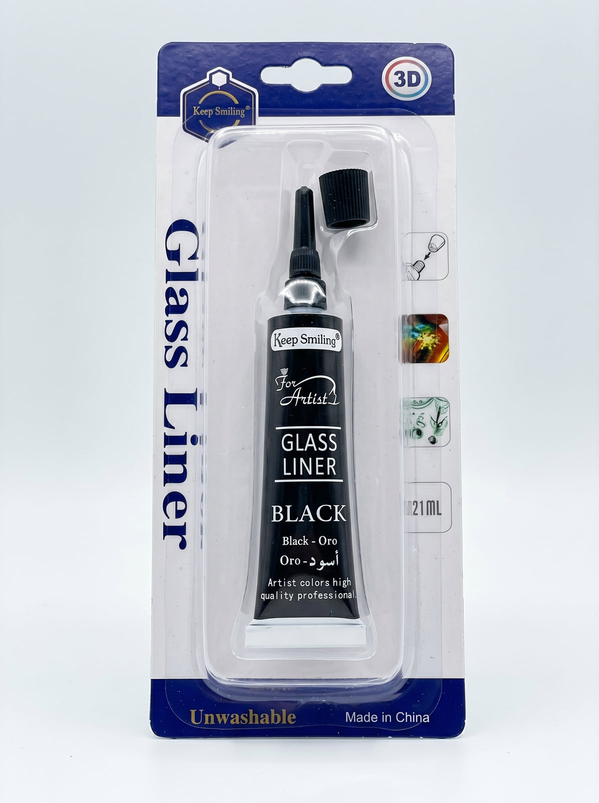 Glass Liner pour Verre et Vitrail - Tube 21 ml
