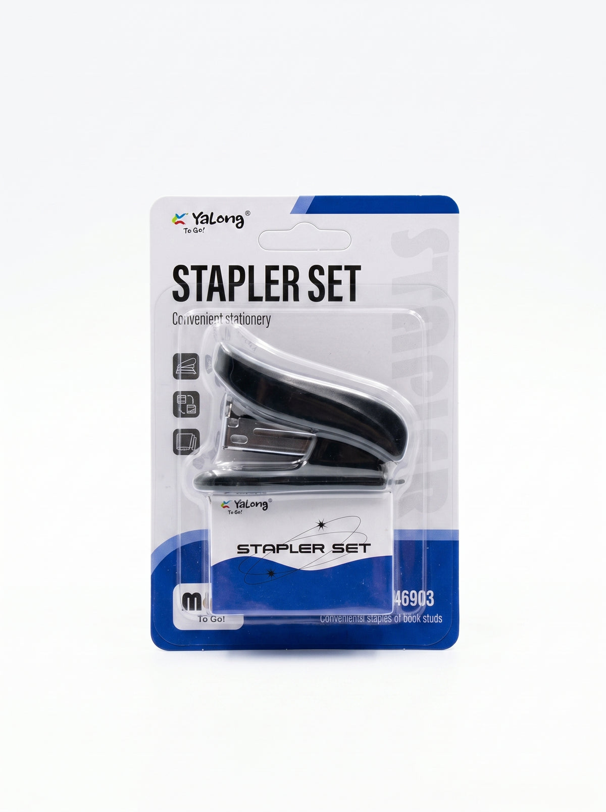 Agrafeuse Yalong avec Recharges 24/6 – Kit Scolaire et Bureau