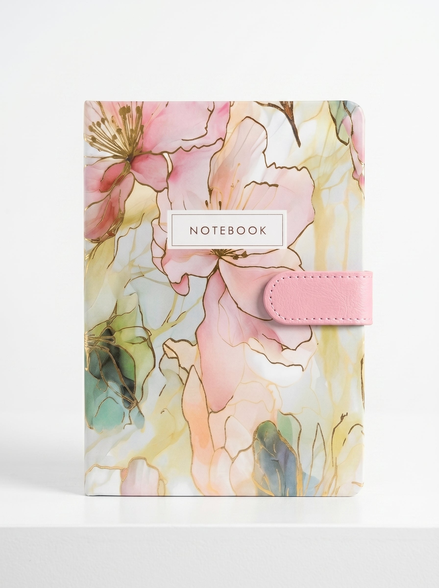 Notebook A5 200p avec serrure – Design Floral Élégant