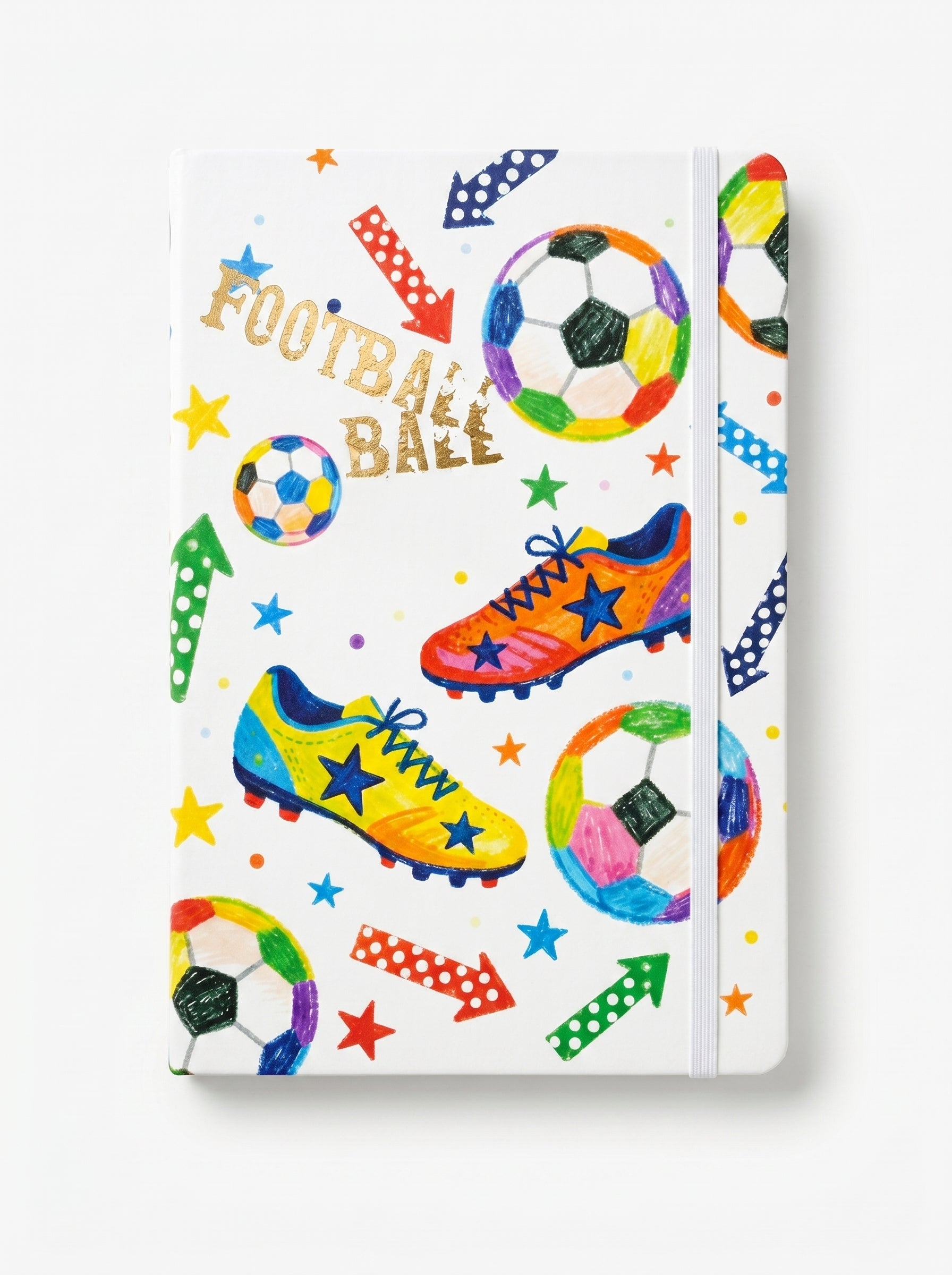 Notebook A5 200p a fermeture elastique topkall - Édition Football