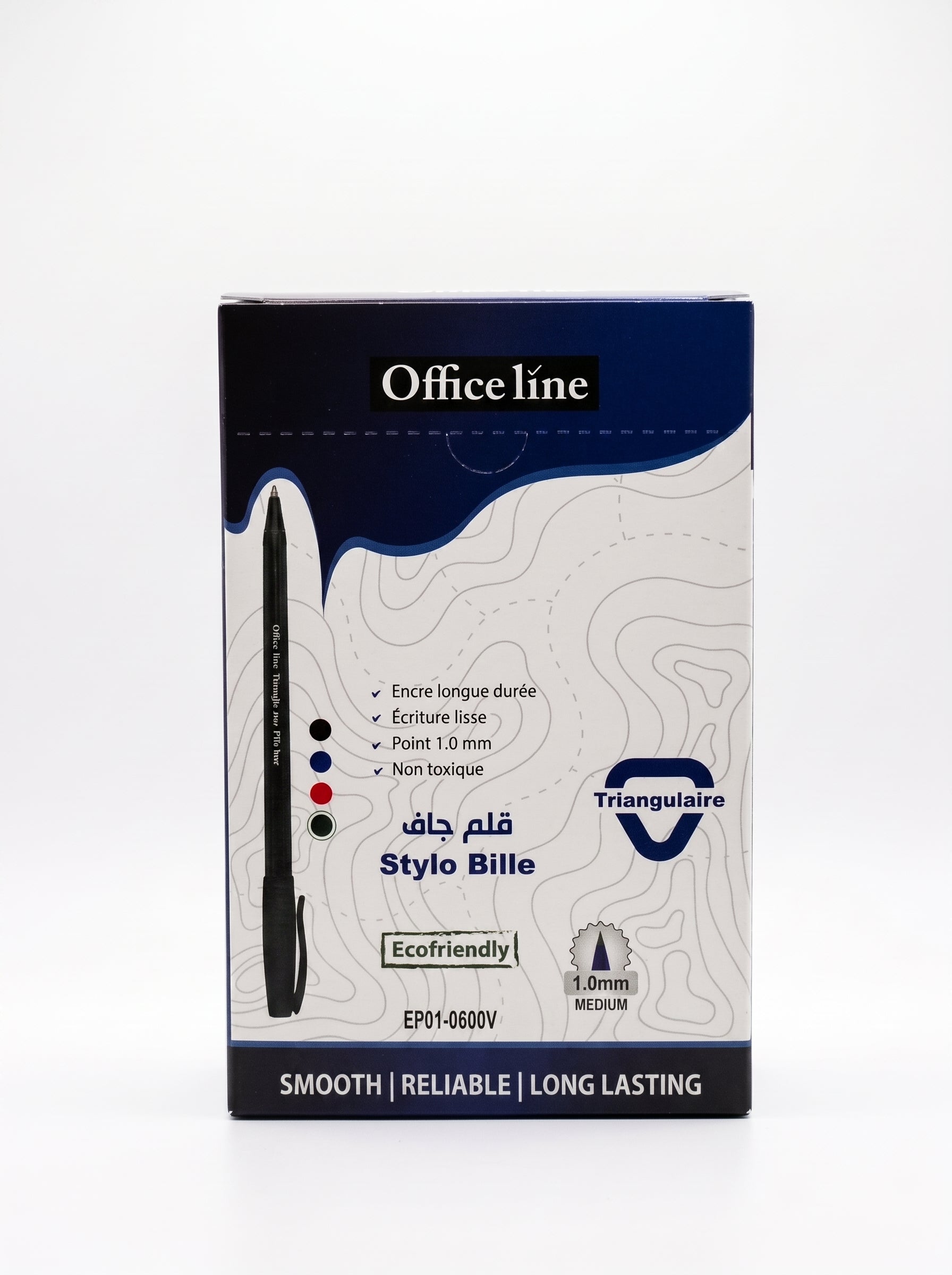 Fournitures Scolaires : Stylo à Bille 0,7 mm Triangle Office Line
