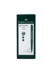 Stylo Finepen Faber-Castell 0.4 mm - Pointe Fine Précision