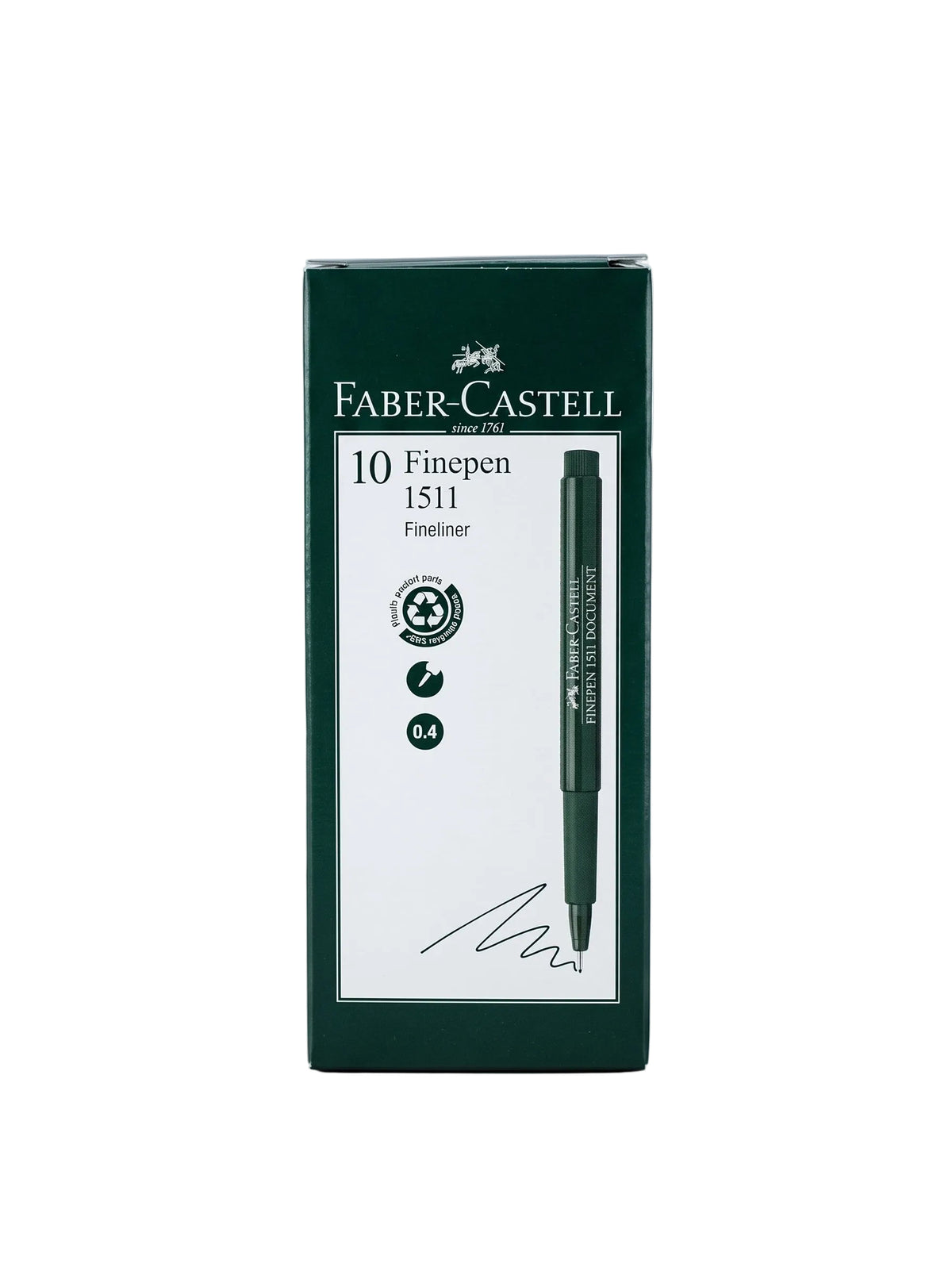 Stylo Finepen Faber-Castell 0.4 mm - Pointe Fine Précision
