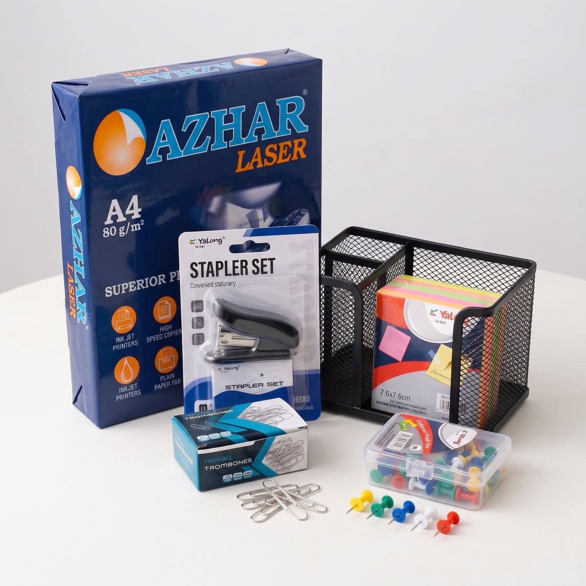 Pack Fournitures de Bureau & Archivage 6-en-1