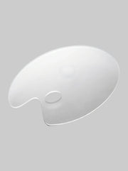 Palette plastique ovale peinture – Accessoire indispensable pour artistes (Topkall)