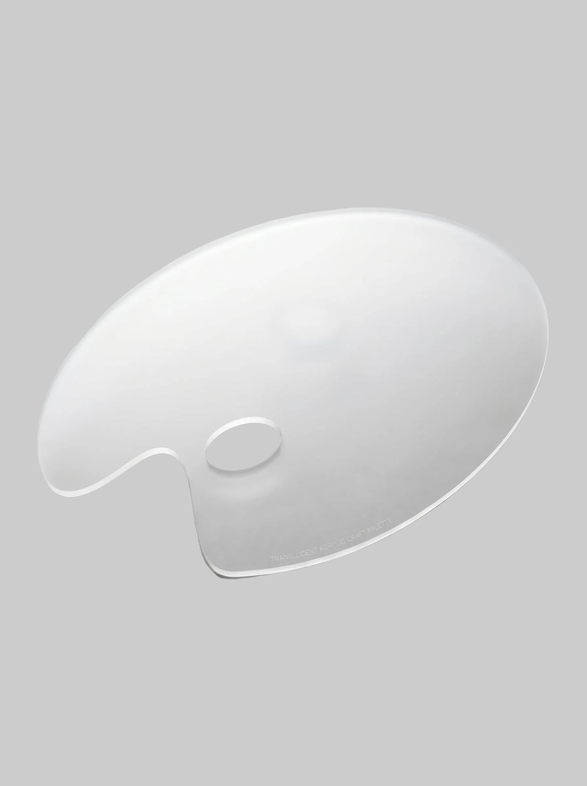 Palette plastique ovale peinture – Accessoire indispensable pour artistes (Topkall)