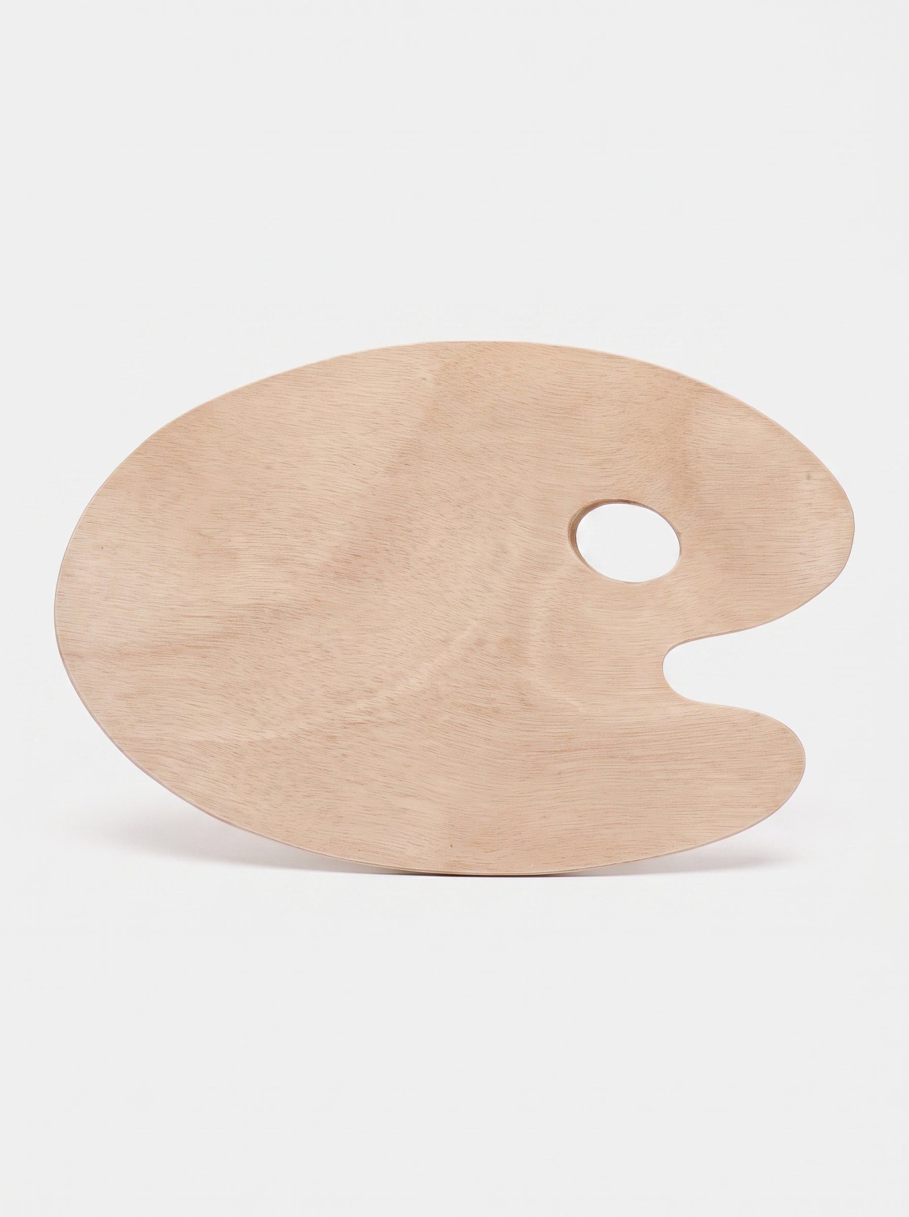 Palette en bois ovale pour peinture à l'huile et acrylique