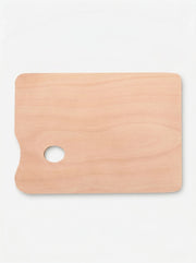 Palette peinture bois ovale – Accessoire essentiel pour artistes (Topkall)