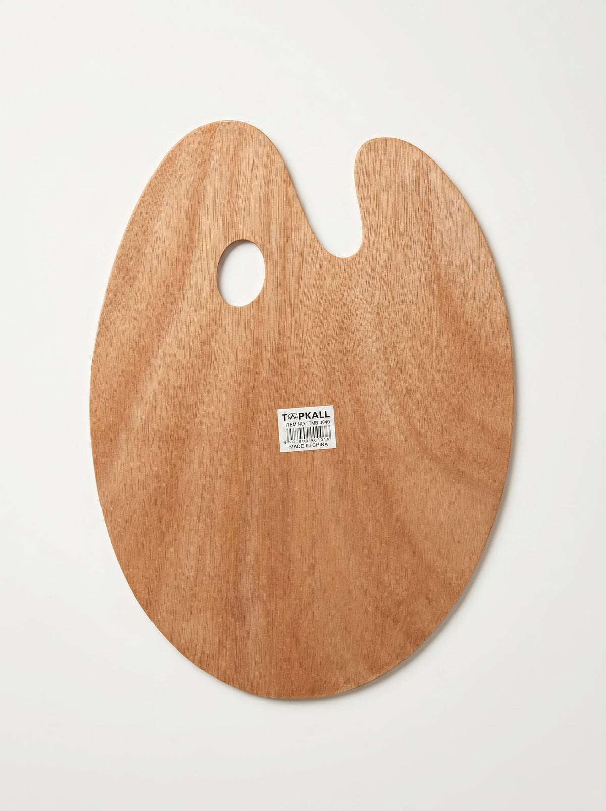 Palette peinture ovale en bois – Accessoire artiste Topkall G.F
