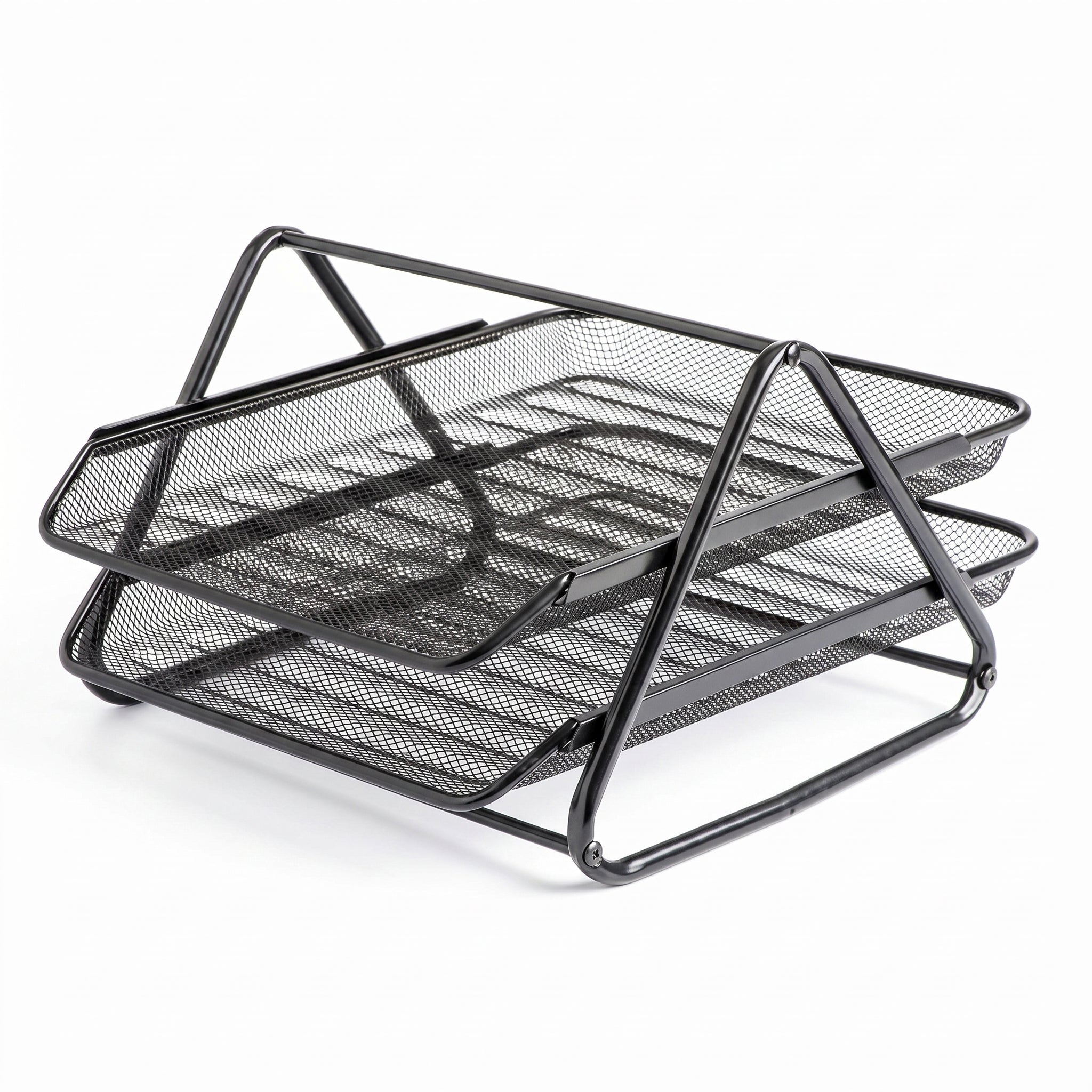 Panier à Courrier 2 Étages - Organisateur de Bureau Moderne