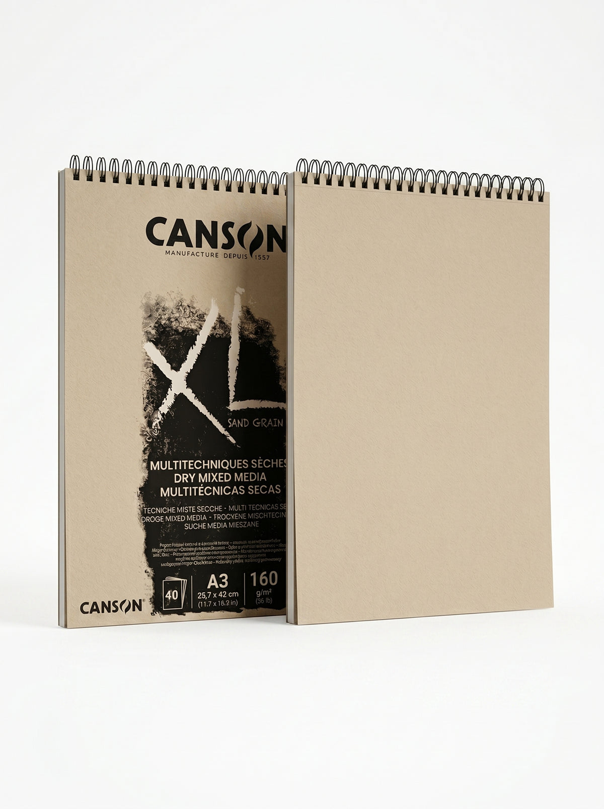 Bloc papier multitechnique Canson XL A3 160g - 40 feuilles