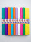 Rouleaux de papier crépon coloré TOBKALL pour décoration de fête