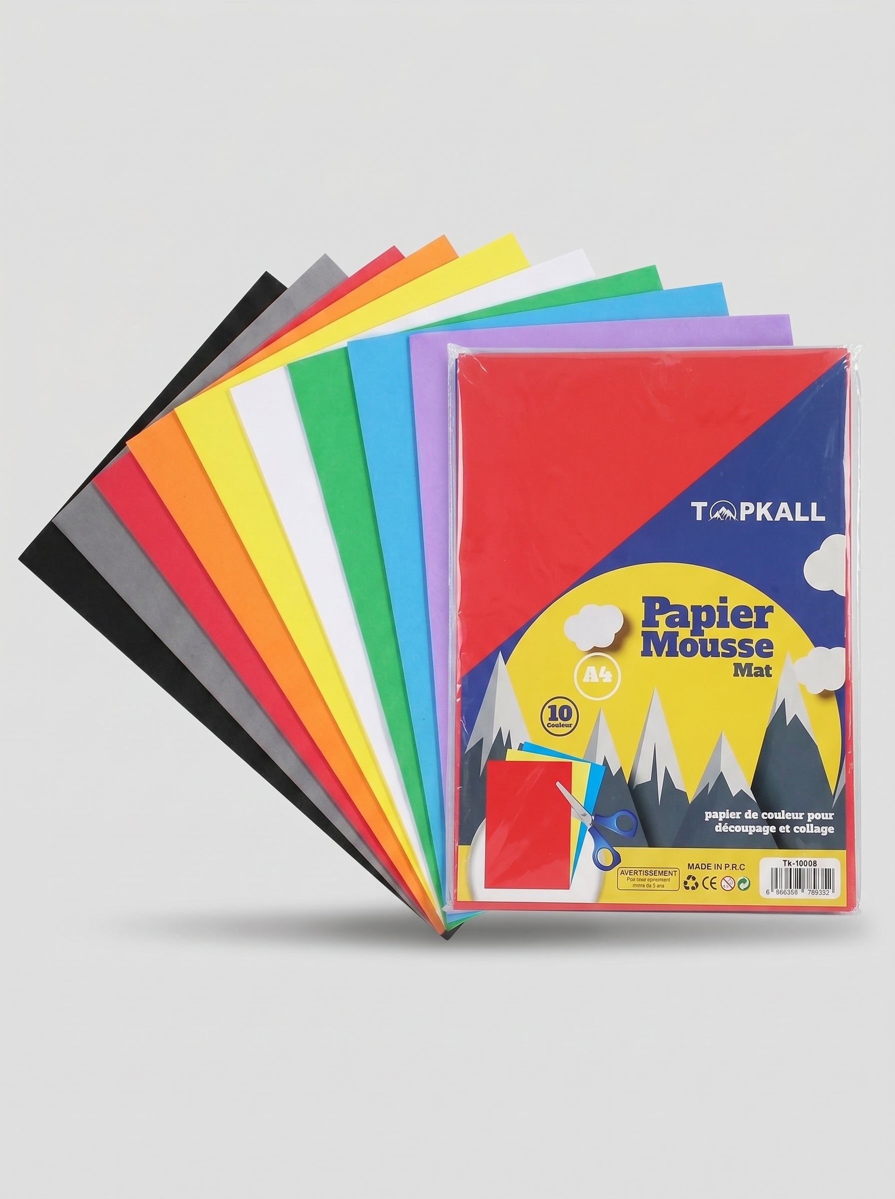 Papier Papier Mousse Topkall | Idéal pour travaux manuels