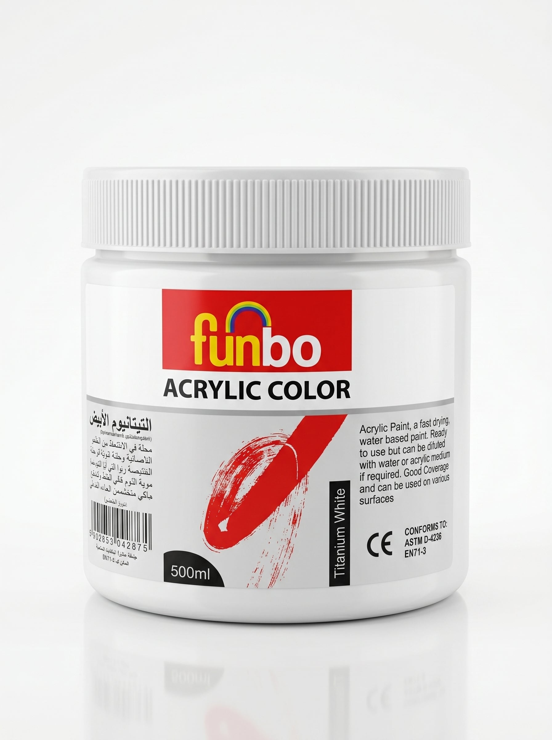 Peinture Acrylique 500 ml : Grand Format Étudiant & Studio