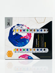 Peinture gouache acrylique Keep Smiling 24 tubes | Coffret pour arts plastiques