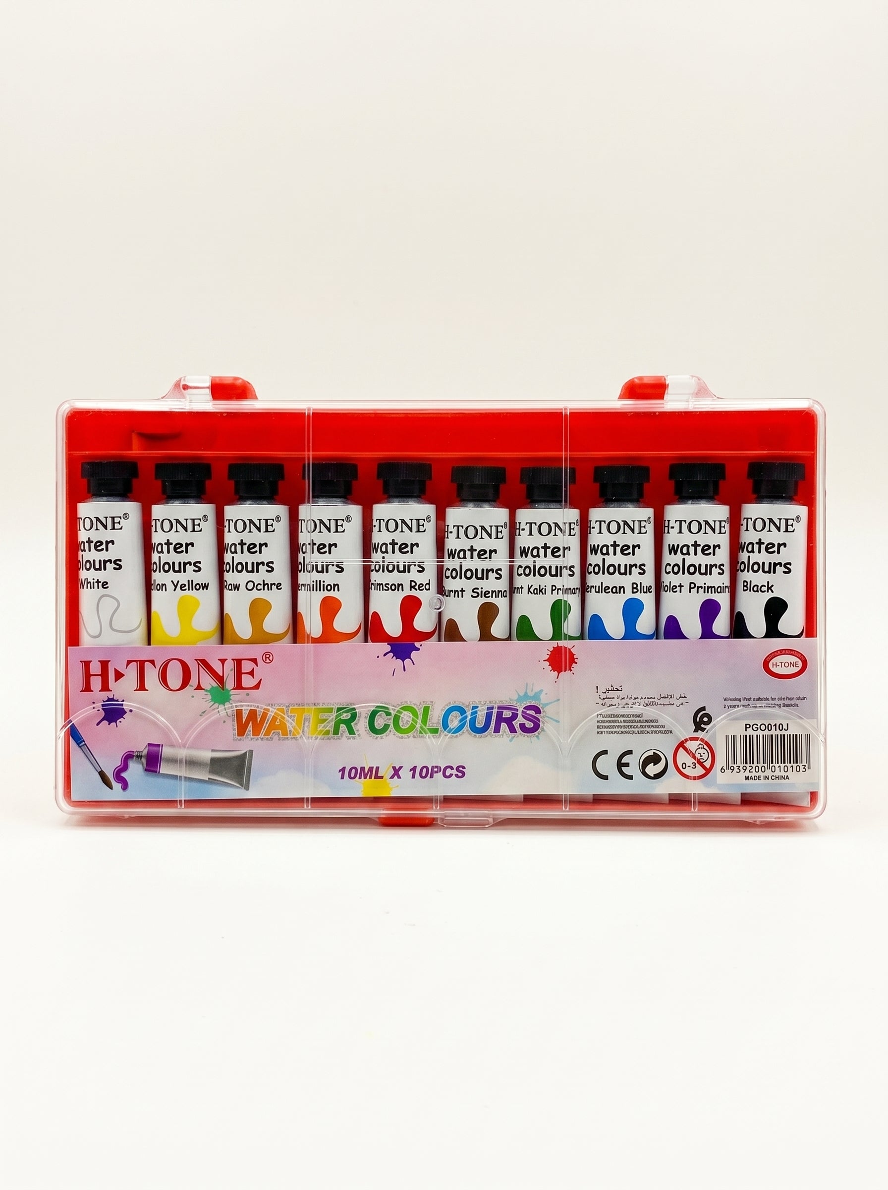 Peinture gouache 10 couleurs H-Tone – Set complet pour peinture