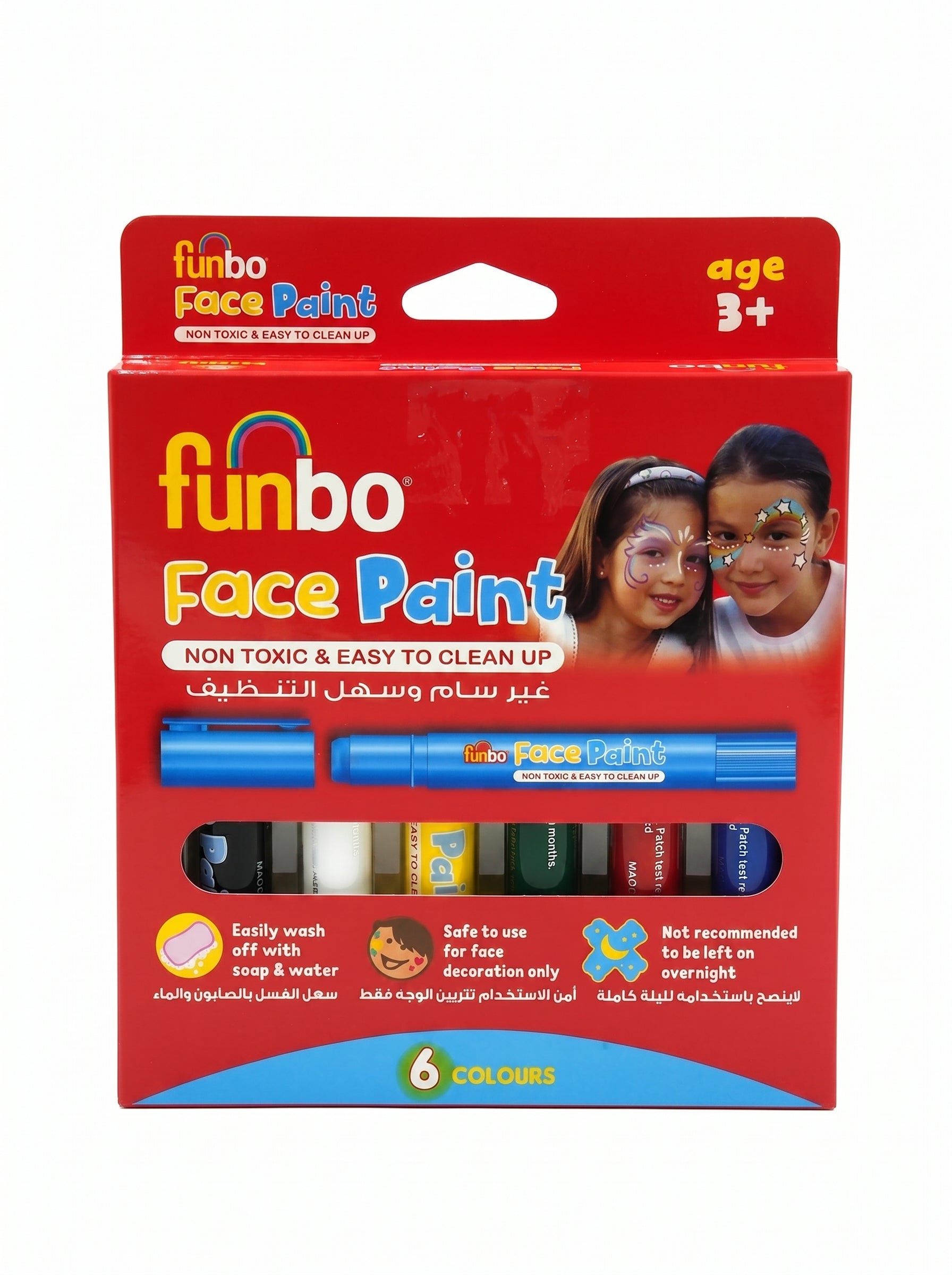 Peinture pour Visage Multicolore standard
