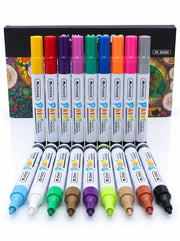 Marqueurs Peinture à l'Huile Mobee - 18 Couleurs (Paint Marker)