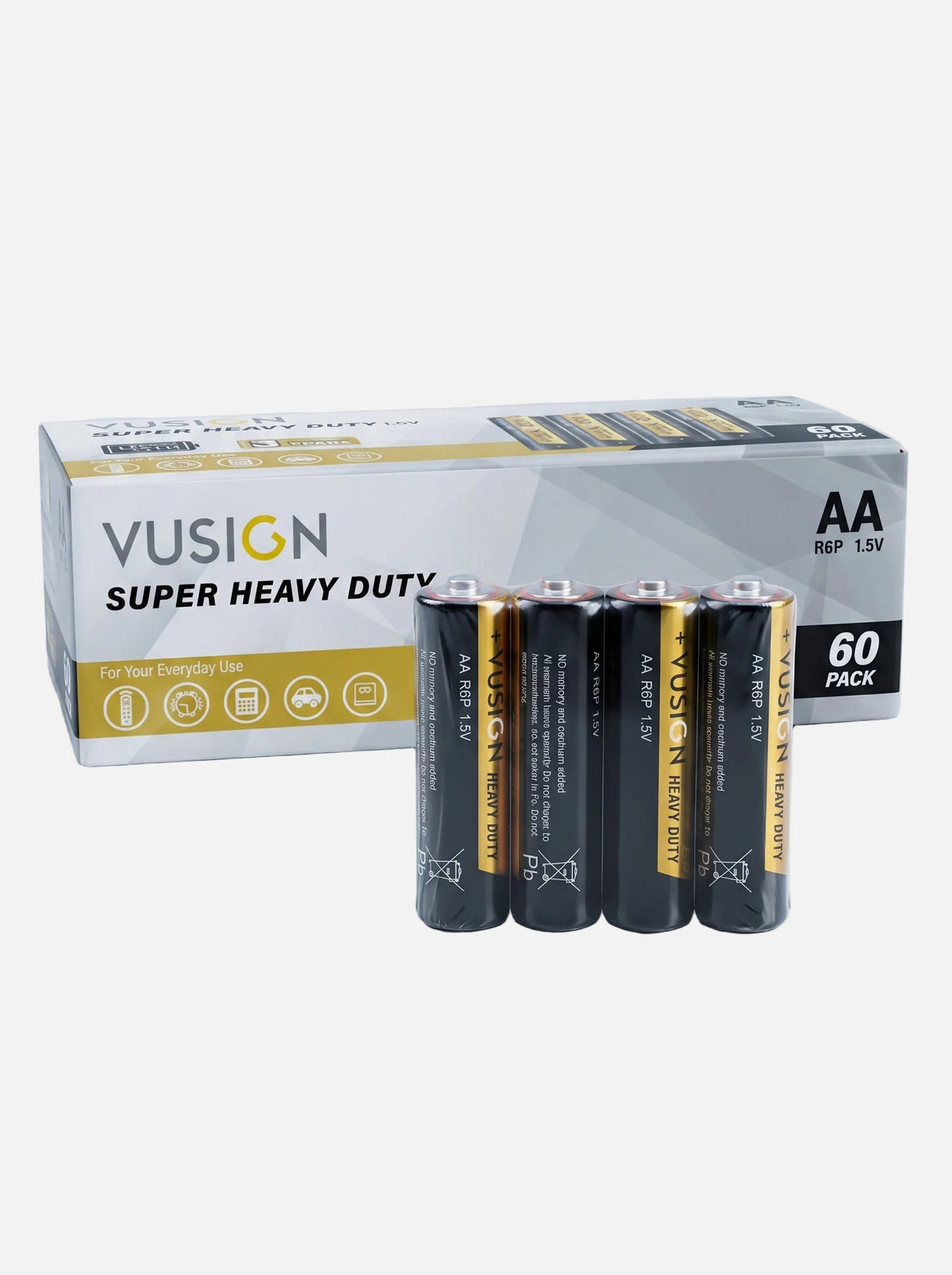 Piles 4 pcs / Deli - Lot de 4 Piles Alcalines Haute Performance