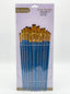 Pinceau biseauté manche long – Set de 13 pinceaux d'art haute qualité