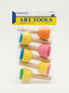 Set de pinceaux éponge et pinceau mousse enfant Keep Smiling pour activités de peinture en maternelle.