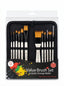 Set de Pinceaux 12 Pièces avec Pochette - Kit Peinture Beaux-Arts