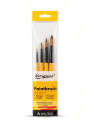 Lot de 4 Pinceaux Ronds Simples GIORGIONE