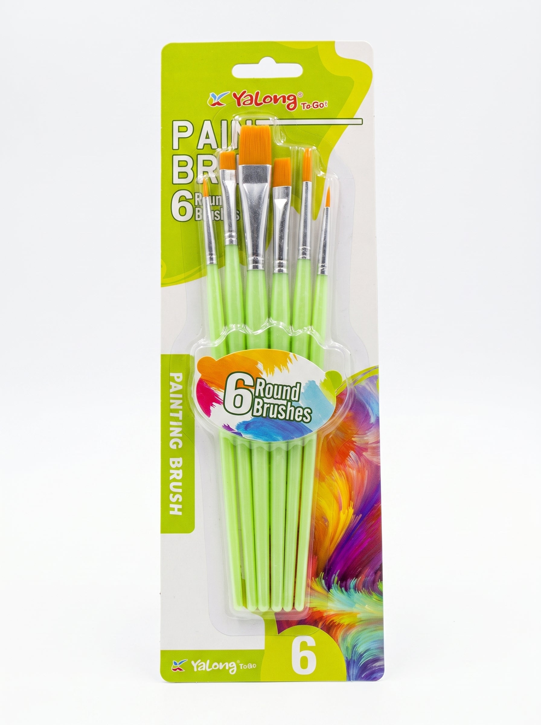 Pinceau brosse 6pcs Yalong To Go - Idéal Loisirs Créatifs