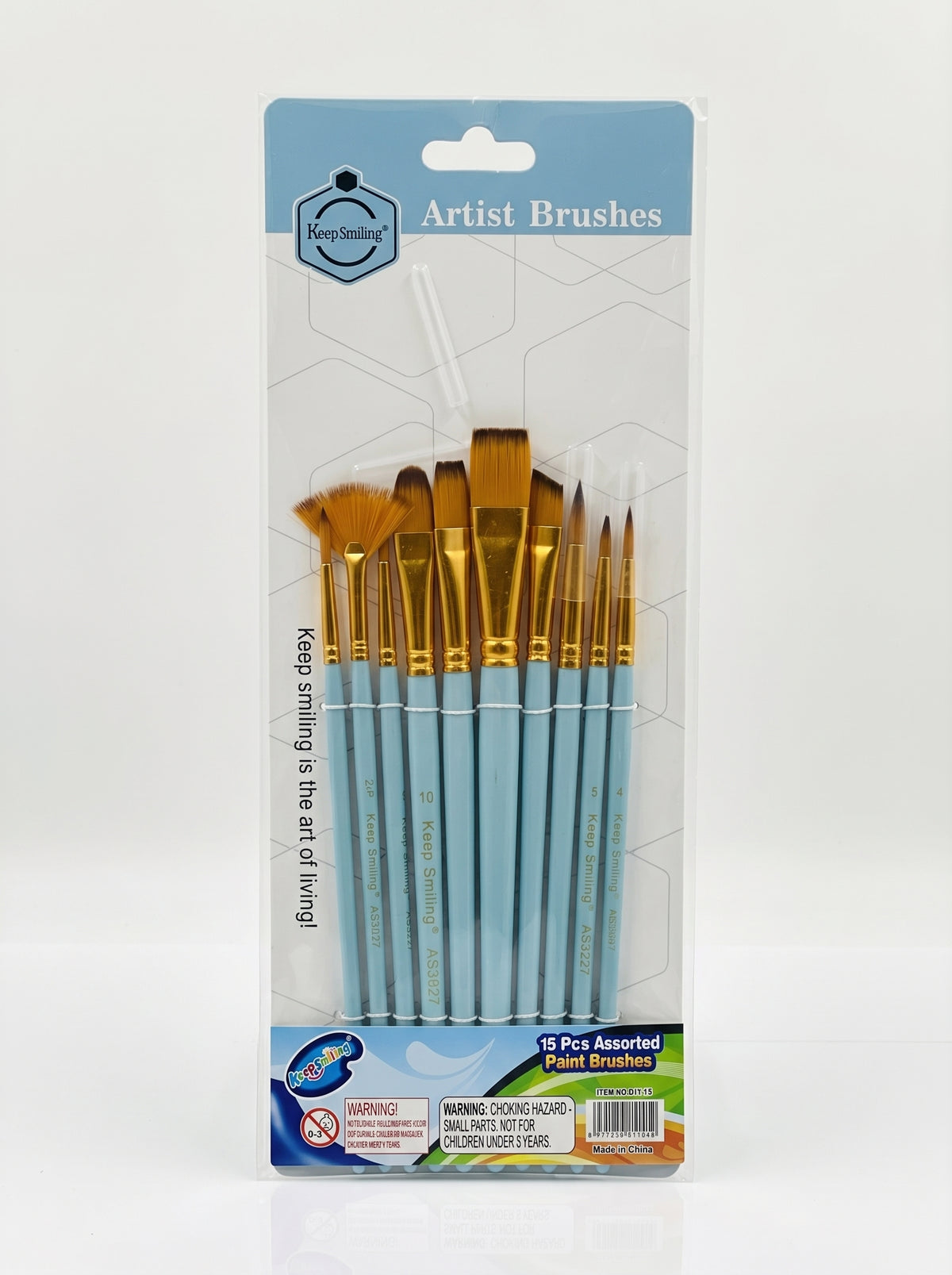 Set pinceaux peinture 10 pcs – Kit complet pour artistes et débutants