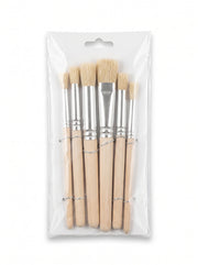 Pinceau rond peinture 6 pcs – Set de pinceaux artistiques professionnels