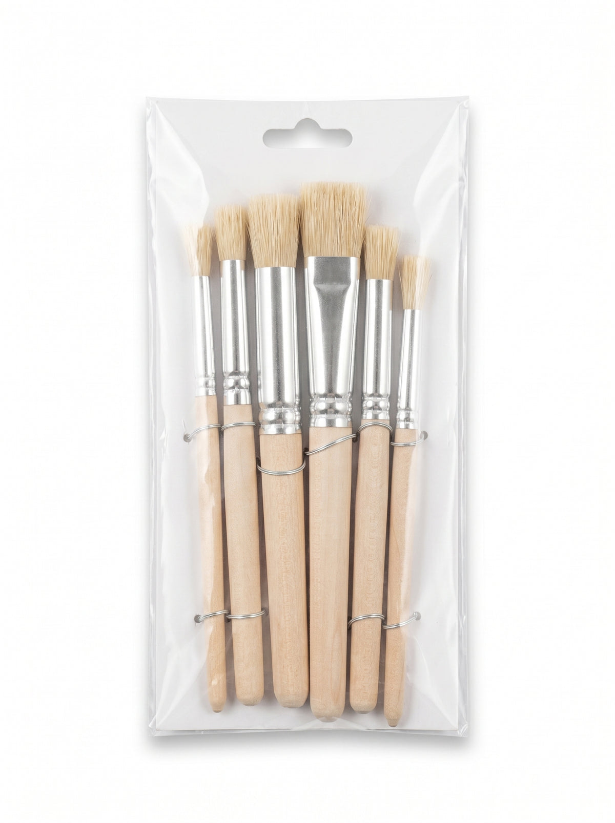 Pinceau rond peinture 6 pcs – Set de pinceaux artistiques professionnels