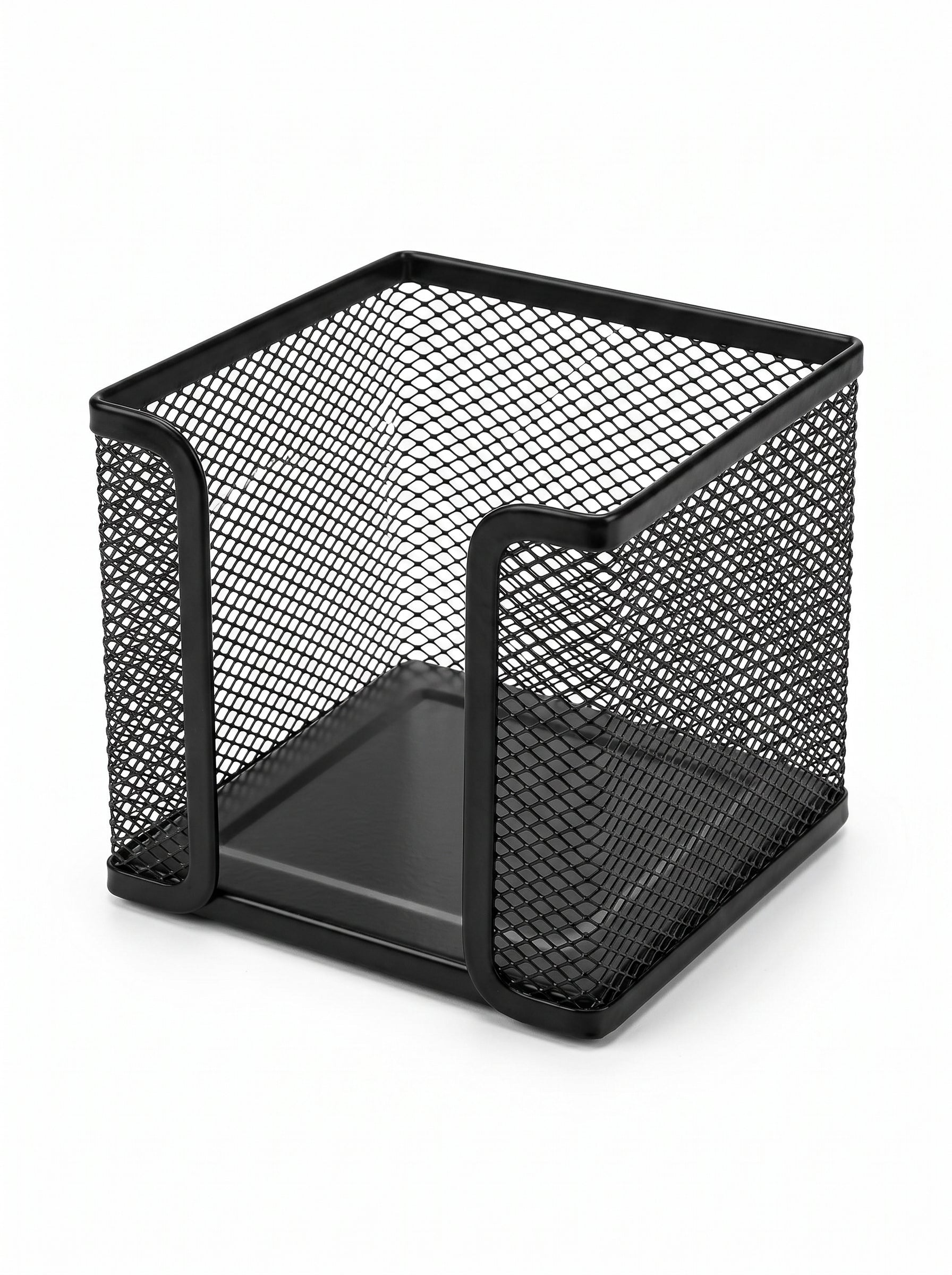 Porte Cube métallique Fabo - Support Bloc Notes pour Bureau