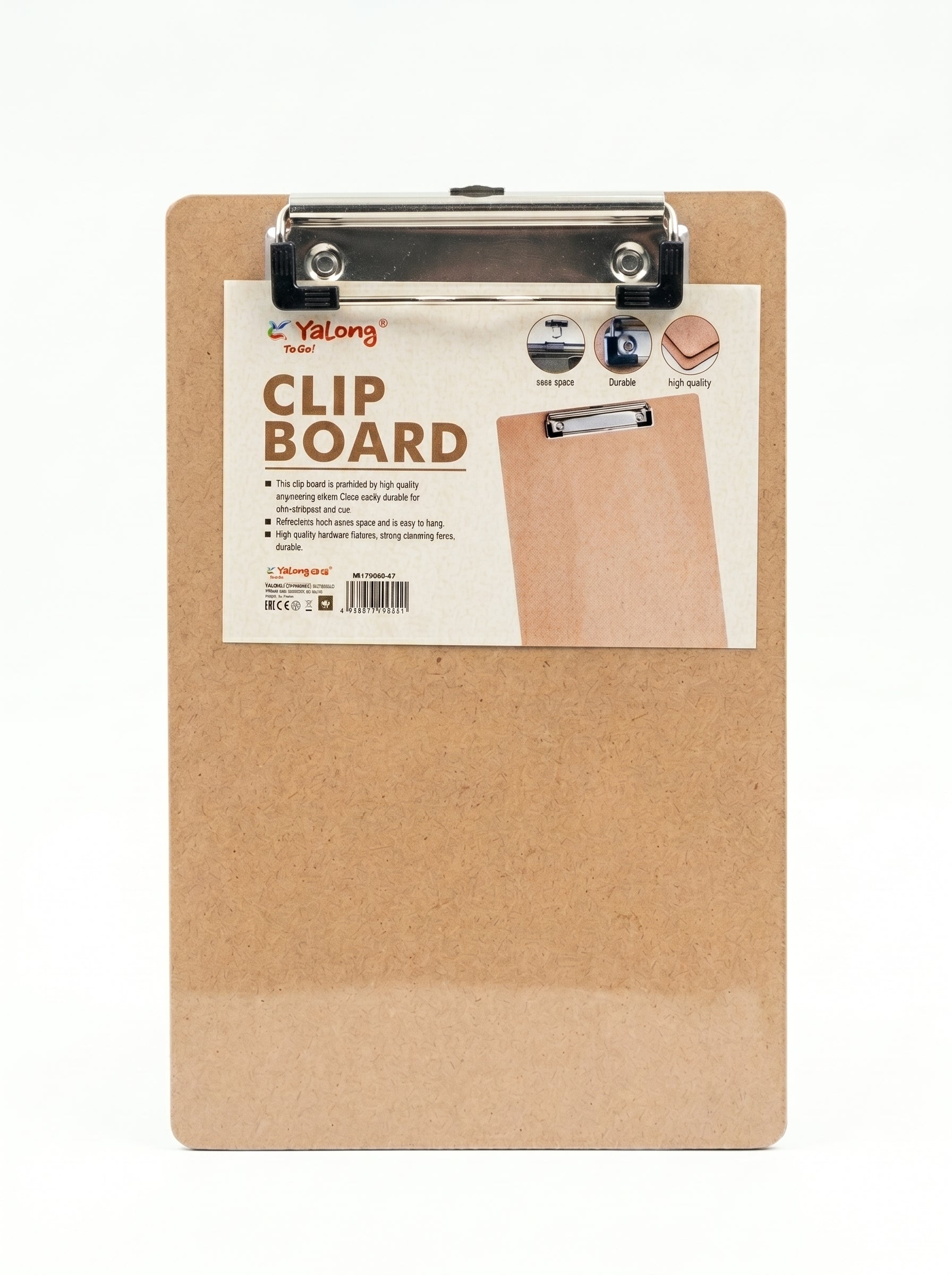 Porte-Documents à Pince A5 Bois - Organisation Professionnelle